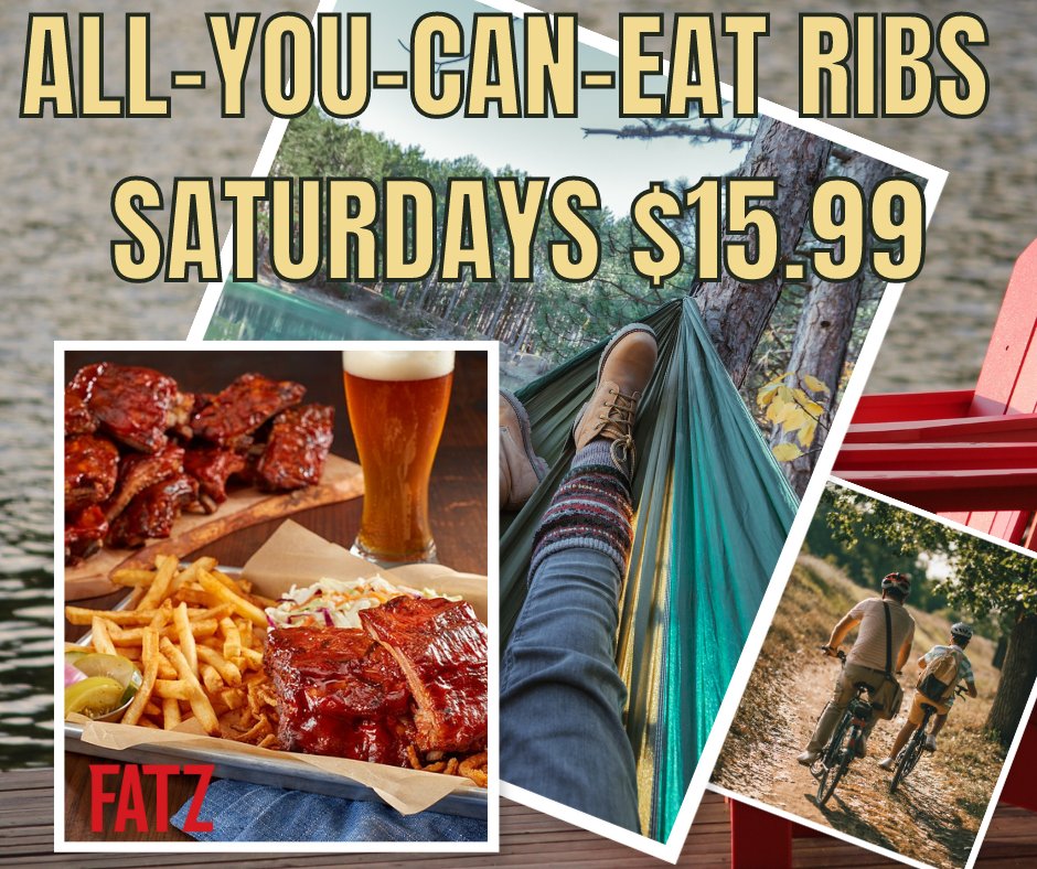 Weekends have never been more delicious All-You-Can-Eat-Ribs Saturdays are just $15.99! #weekends #ribs *Friday &amp; Saturday AYCE RIBS Special Available Limited Time Only.