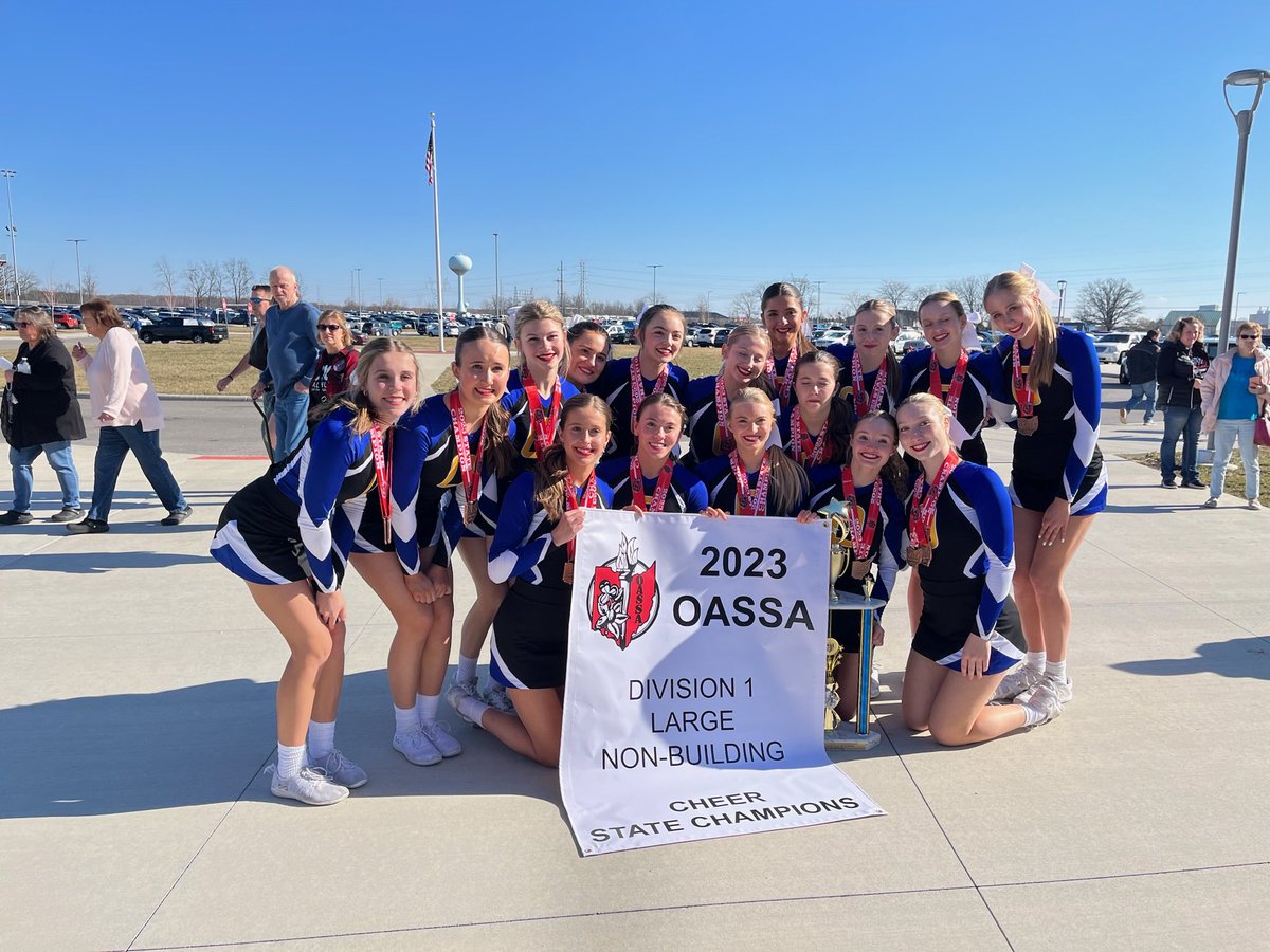 Congratulations another Cheerleading State Championship!!  #BeBRAVE