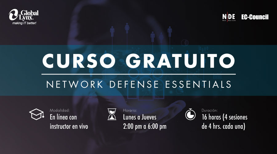 GlobalLynxMx's tweet photo. Mejora tus habilidades y amplía tu conocimiento en Seguridad de redes con este #cursogratuito Network Defense Essentials de #ECCouncil.
Registro gratis https://t.co/HQREwmqfds
#CursoOnline #NDE #Certificación #SeguridadDeRedes #NetworkDefenseEssentials https://t.co/a0LZYNaGMQ