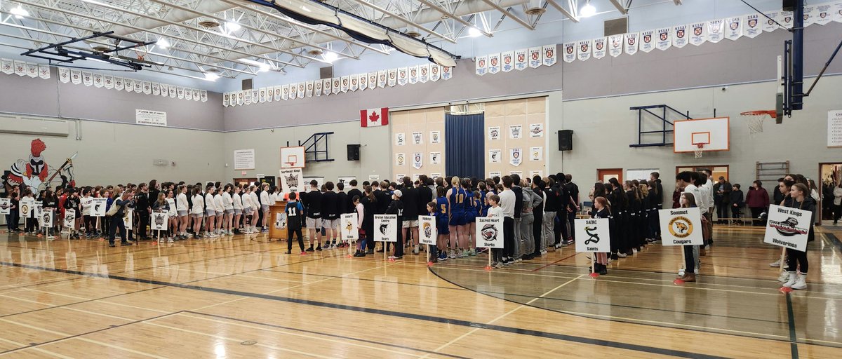 warrenchemphys's tweet photo. NSSAF D2 Provincial Basketball Tournament Opening Ceremonies have begun.  #NSSAF #AVRCE  #NKEC #NovaScotia https://t.co/9a2eBCb2Ns