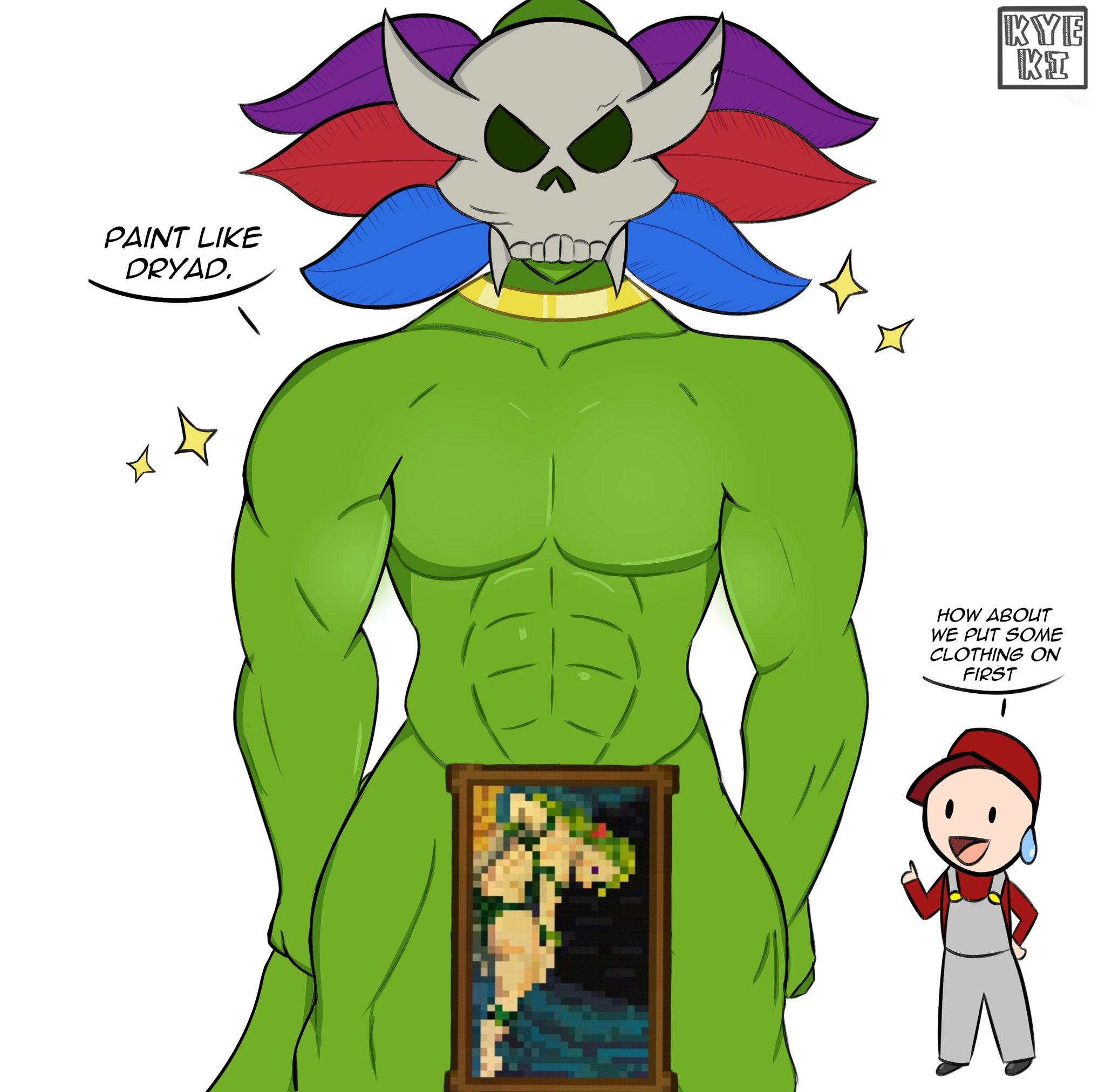 rTerraria 🌳 on X: [OC] Witch Doctor wants a painting  t.coL69CLjtFKT t.coxsVDGocq7n  X