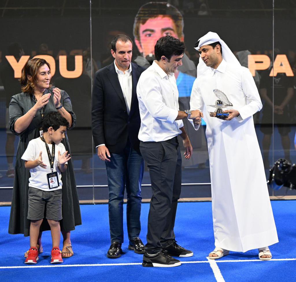 Pablo Lima (@pablojoselima) on Twitter photo Gracias <a href="/premierpadel/">Premier Padel</a> por el reconocimiento. Han hecho que la semana fuera muy especial para a mi junto con mi familia .Ha sido un placer haber jugado este torneo .
Foto: <a href="/qatarpadel/">Qatarpadel</a> Gracias <a href="/premierpadel/">Premier Padel</a> por el reconocimiento. Han hecho que la semana fuera muy especial para a mi junto con mi familia .Ha sido un placer haber jugado este torneo .
Foto: <a href="/qatarpadel/">Qatarpadel</a>