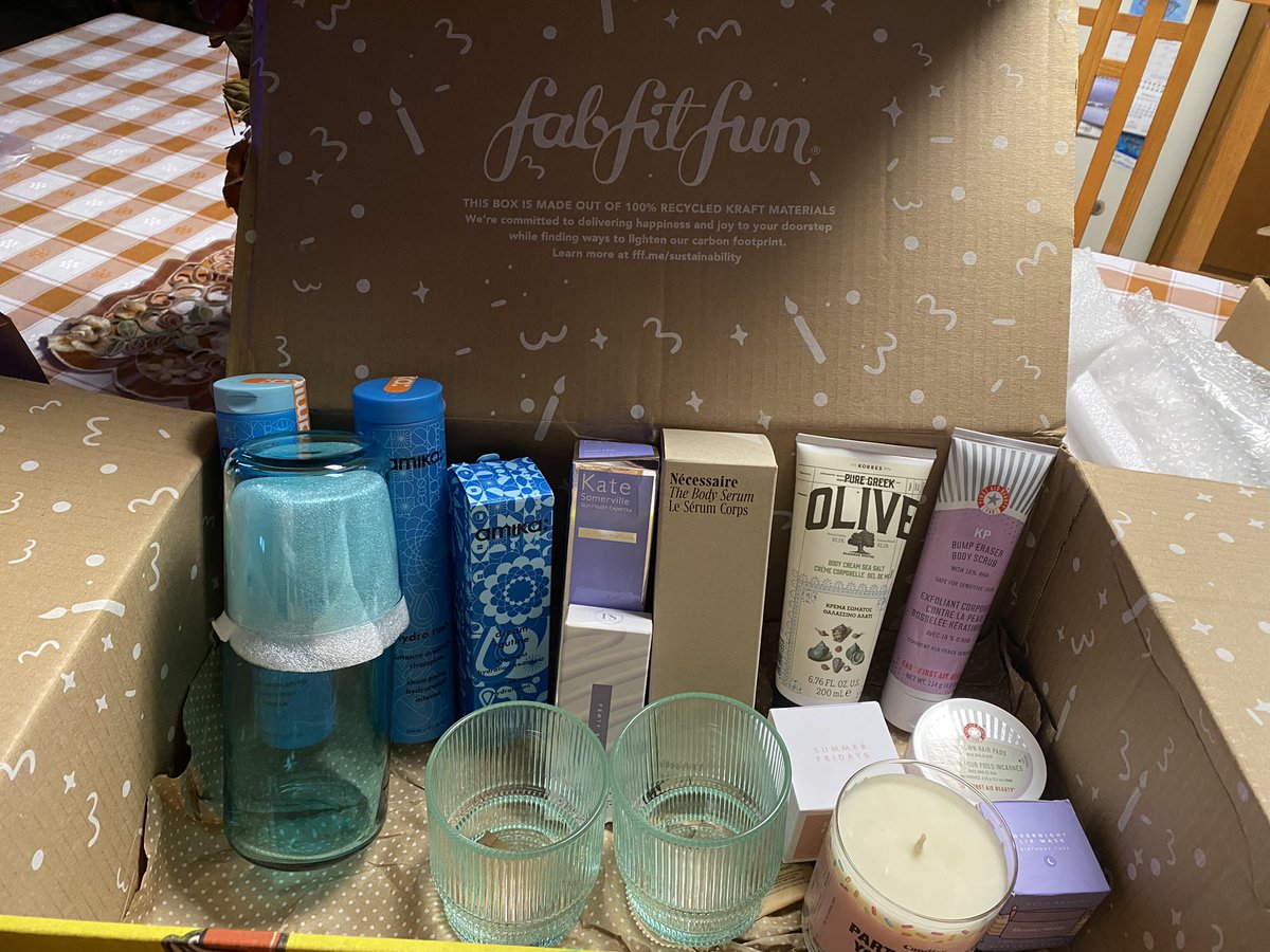 jenannrodrigues's tweet image. Love my @FabFitFun spring box. Also happy 10th birthday. I have been getting your boxes since 2015. I love your boxes. #fabfitfun #springbox