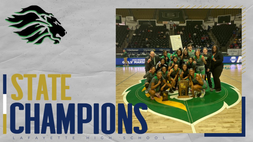Congratulations to the 2023 Division I Select Girls Basketball State Champions, Lafayette High School! 🏀🏆
