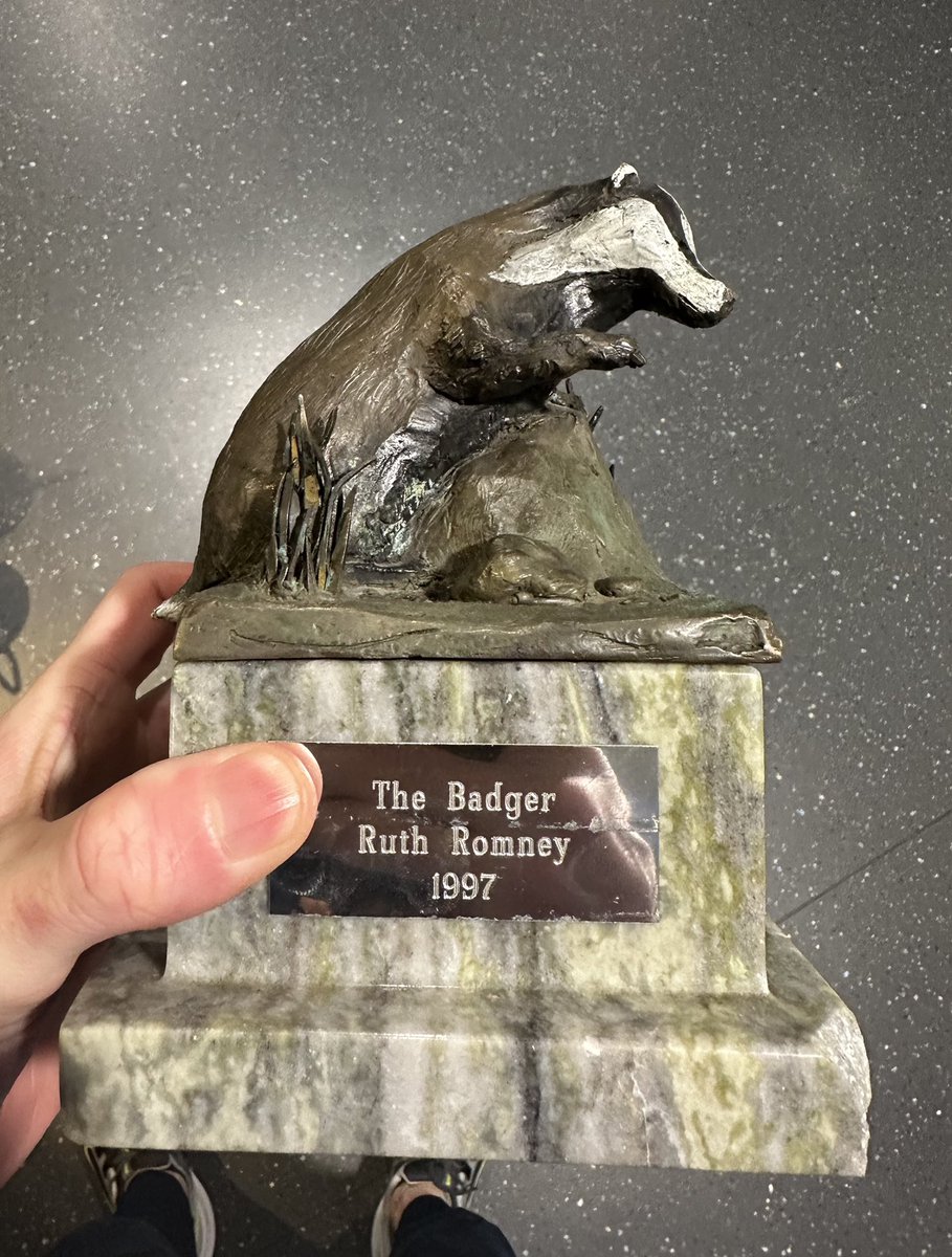 DCUAthletics's tweet photo. “The Badger” returns to @DCU 🦡🏆

The combined team performances from our Men and Women ensured we retained the Overall Team XC Title for 2023 winning it for a 19th time in our history #WeAreDCU https://t.co/a8PqlPKyvz