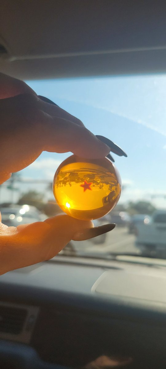 Reflections of Dragon Balls.
