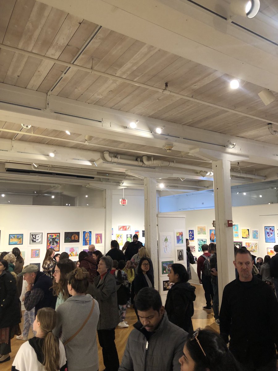 The ⁦<a href="/delaplaine/">Eva Delaplaine</a>⁩ is alive for ⁦<a href="/FCPSMaryland/">FCPS-MD</a>⁩ Youth Art Month! Absolutely amazing pieces by our students, representing all of our schools. Open all month, a must see! ⁦⁦ Congrats students and teachers!