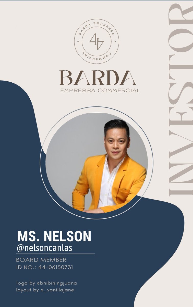 NubesMitch's tweet photo. Congratulations Mr. @nelsoncanlas, you are now an official boardmember of the #BarDaEmpressaCommercial. Our CEO is Ms. B @dealwithBARBIE and our COO is Mr. D @davidlicauco. Welcome, co-investor. ๐ผ๐ค https://t.co/XSwGGUODKr