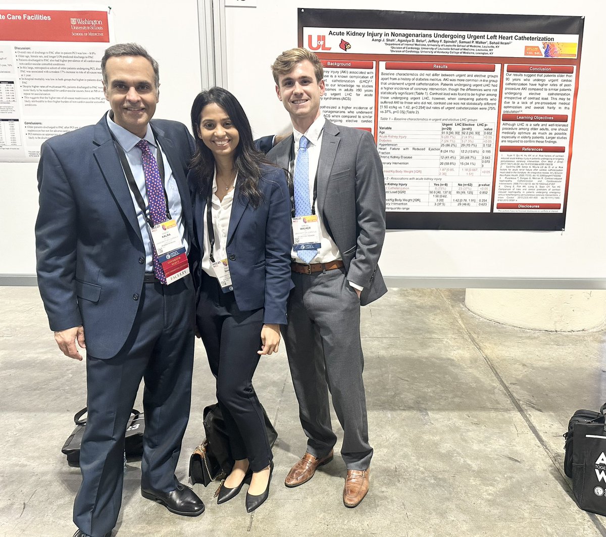 DineshKalra's tweet photo. Fantastic presentations by our fellows and residents at day 1 of #ACC2023 @UofLCardiology @UofLMedicine @kentuckyacc @AlokAmraotkar @heshamafify90 https://t.co/KHYYFwsx2f