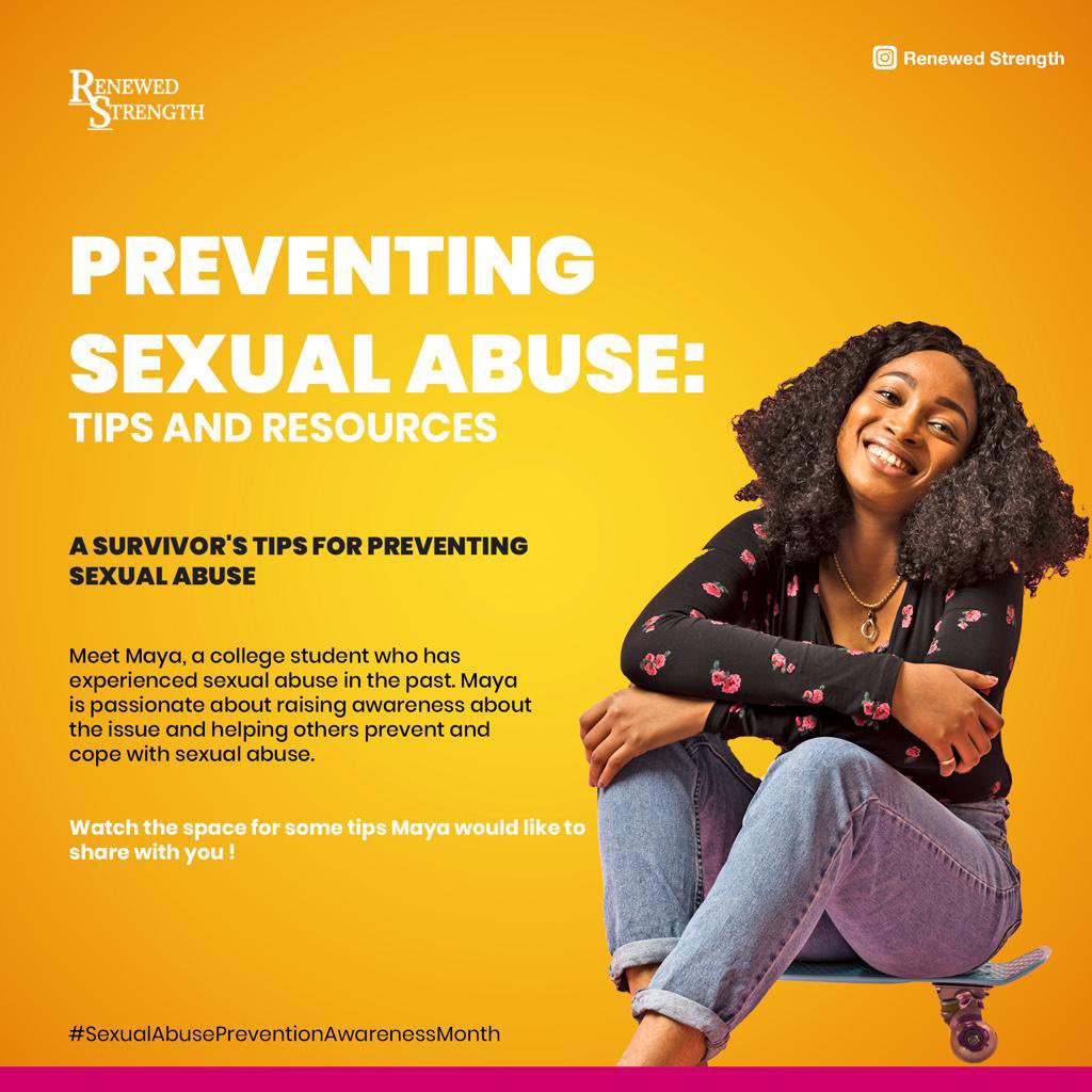 RenewedZ's tweet photo. March is Sexual Abuse prevention month! Please stay tuned for tips and resources #ZedTwitter #MentalHealthMatters #StopCSA https://t.co/Kd60N10W9v