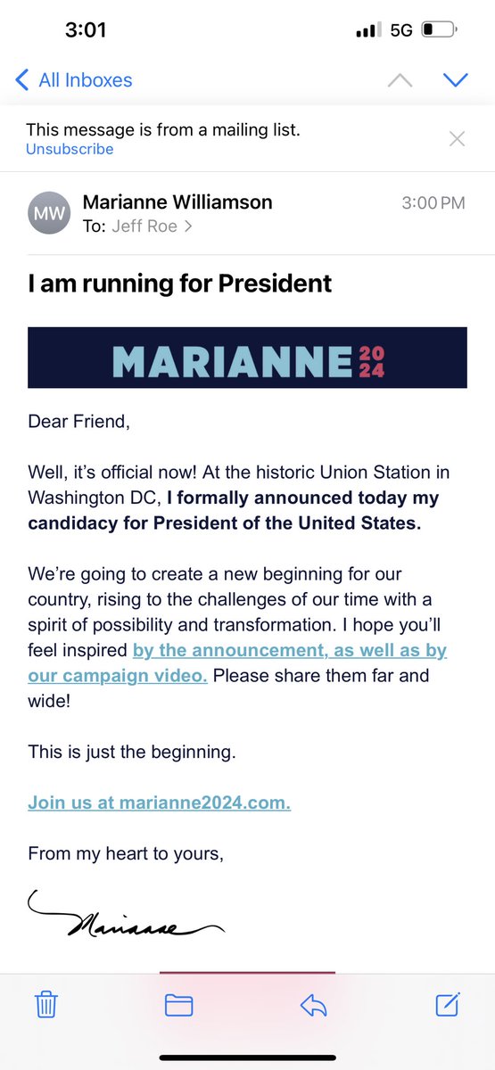 Jeff Roe (@jeffroe) on Twitter photo Yes!!!
I’m putting the over under at 17% in Iowa. I’ll take the over.
<a href="/DNC/">Democratic Party</a> let her speak! Stop silencing her! Schedule a debate. Save democracy! Yes!!!
I’m putting the over under at 17% in Iowa. I’ll take the over.
<a href="/DNC/">Democratic Party</a> let her speak! Stop silencing her! Schedule a debate. Save democracy!