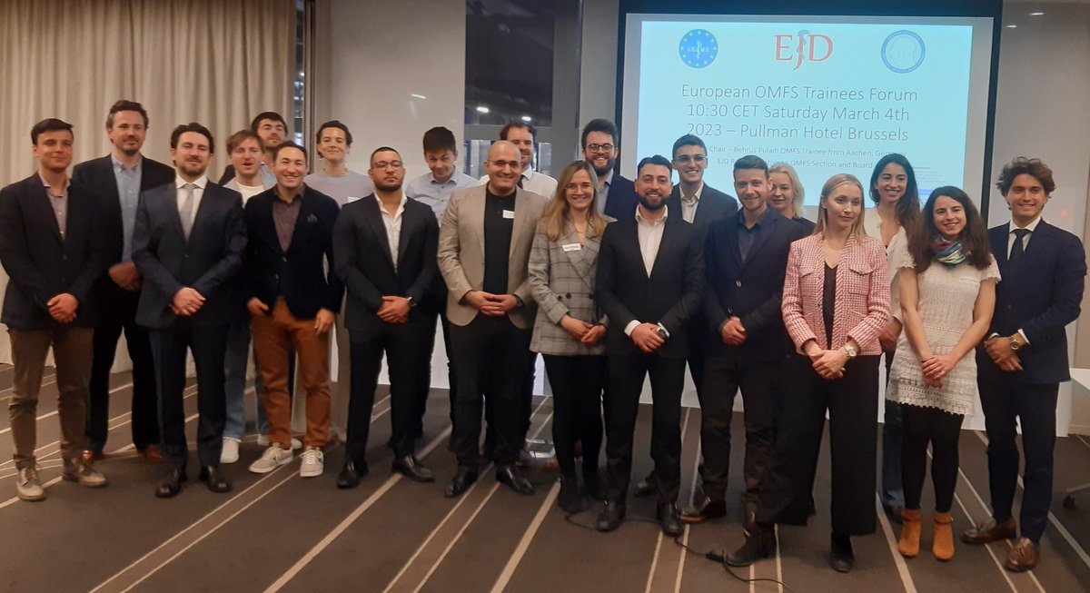 Patrick Magennis (@pmagennis_omfs) on Twitter photo Inaugual European OMFS Trainee Forum in Brussels, with trainees from 22 nations working together to share data about current & plans for future training. Organised by the OMFS Section of <a href="/UEMSEurope/">UEMS Europe</a> and led by the reps from <a href="/ejdpwg/">EJD</a> and <a href="/eacmfs_org/">eacmfs_org</a> <a href="/EACMFS/">EACMFS</a> omfsuems.eu/news/22/inaurg… Inaugual European OMFS Trainee Forum in Brussels, with trainees from 22 nations working together to share data about current & plans for future training. Organised by the OMFS Section of <a href="/UEMSEurope/">UEMS Europe</a> and led by the reps from <a href="/ejdpwg/">EJD</a> and <a href="/eacmfs_org/">eacmfs_org</a> <a href="/EACMFS/">EACMFS</a> omfsuems.eu/news/22/inaurg…