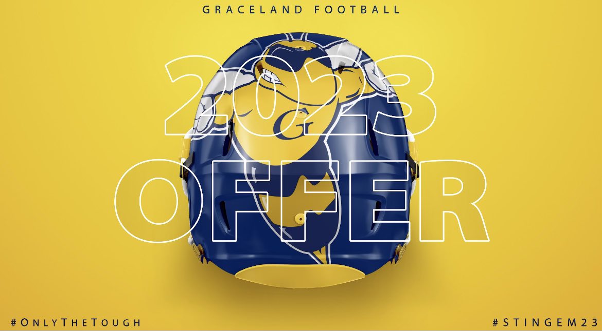 After a great conversation with @CoachLukeSexton I’m blessed to say I’ve received an offer to Graceland University!! @NolanOwenLS @IgnatiusFB @CoachMmiller15