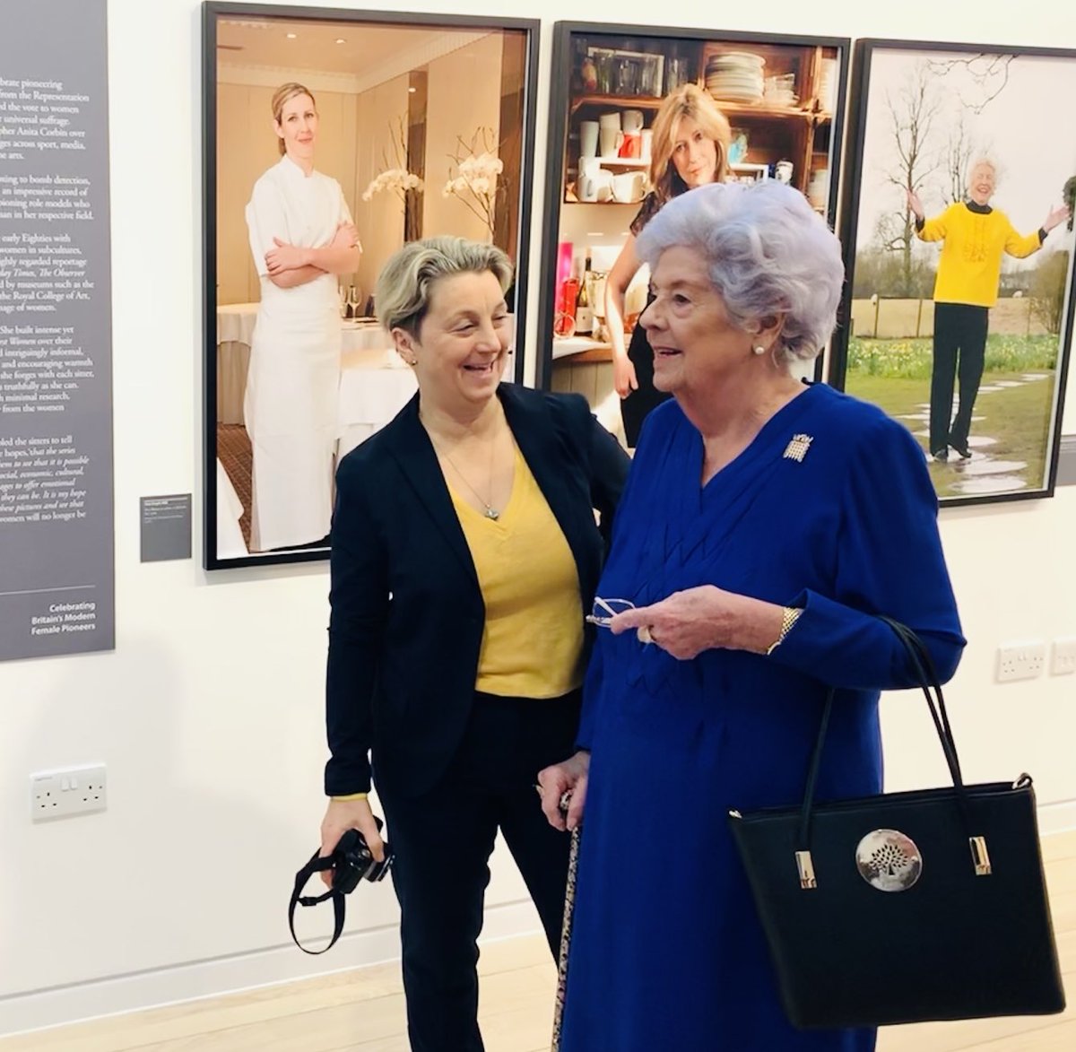 A whole week since you left us #BettyBoothroyd it’s still sinking in….
We will miss your wonderful energy, kindness and all the guidance you gave as our patron ⁦<a href="/FirstWomenUK/">anita corbin</a>⁩ ….and your infectious sense of humour, always on the ball
A life well lived ! RIP #BETTY