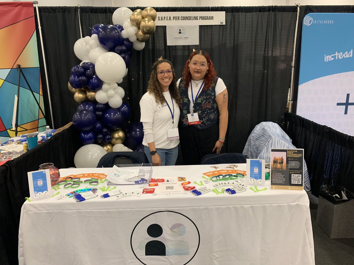superpeerprgm's tweet photo. Wow, amazing #experience. Had a great time being an exhibitor and presenting at #CADA 2023! #Grateful to be there and excited for the new offerings this program will have soon! #superpeercounseling #peerprogram https://t.co/56Ur94lRTE