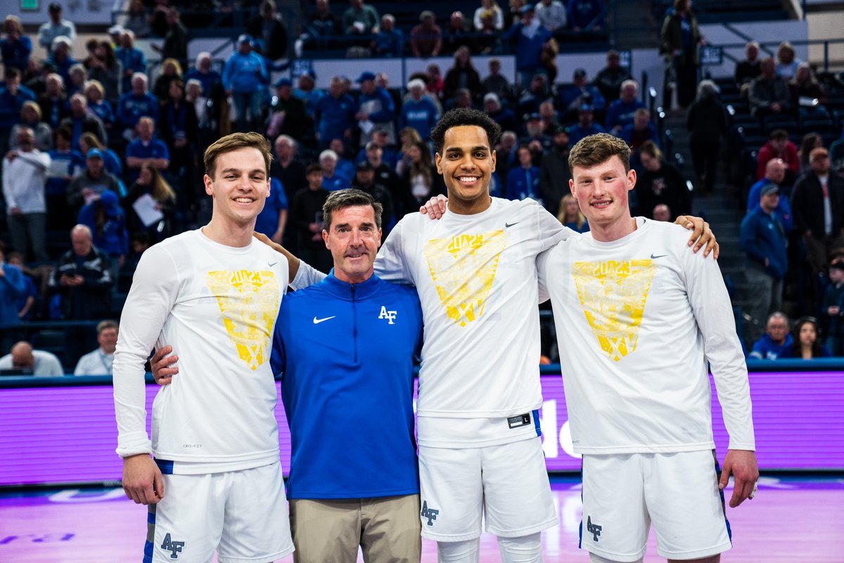 AF_MBB's tweet image. Congratulations to Nikc, Camden, and Carter on their successful Falcon careers! 

We can't wait to see what they accomplish next ⚡