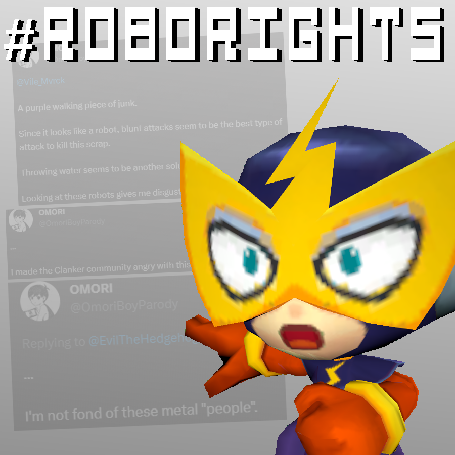 008_PoweredUp's tweet photo. We will not tolerate this behavior, the horrible display "OMORI" has shown lately must be discussed.
#RoboRights https://t.co/nEnfqBigf1