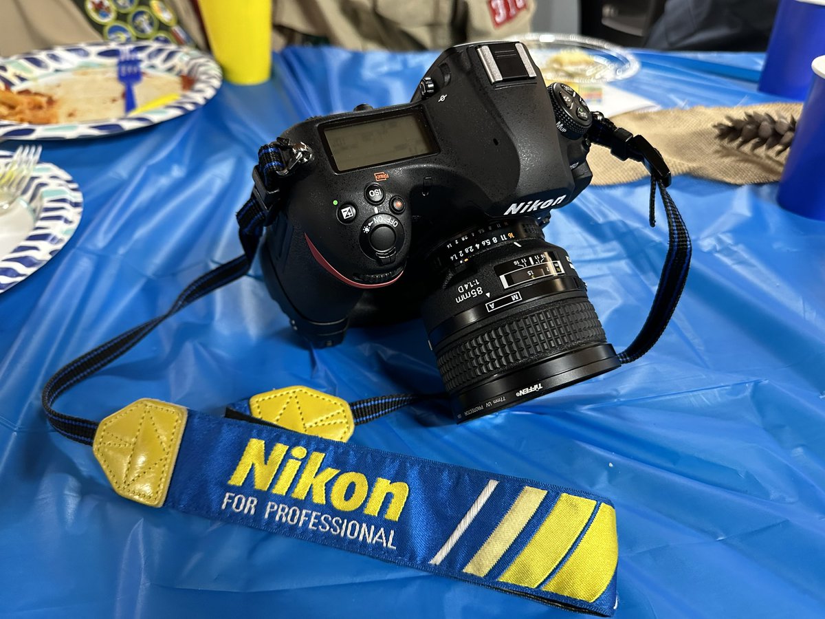 When your <a href="/nikonusa/">NikonUSA</a> camera gear blends in at the annual <a href="/boyscouts/">Scouting America</a> Blue &amp; Gold banquet. #nikon #nikonphotography