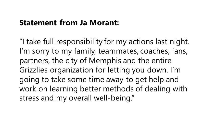 Memphis Grizzlies on X: stay cozy, my friends. @JaMorant