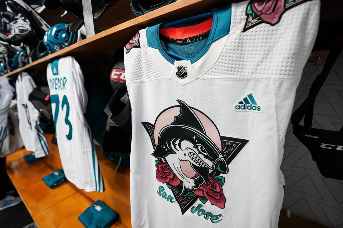 San jose sharks cheap warm up jersey