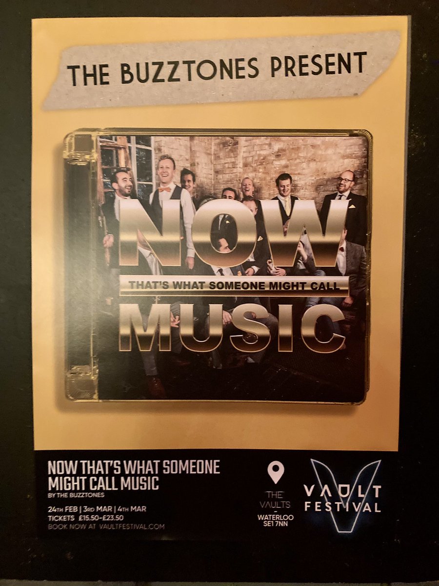 Fab night the @VAULTFestival 🙌 

Some great shows including <a href="/snailtheplay/">SNAIL: The Play</a> <a href="/inpurSUEt/">In PurSUEt</a> and <a href="/TheBuzztones/">The Buzztones</a>