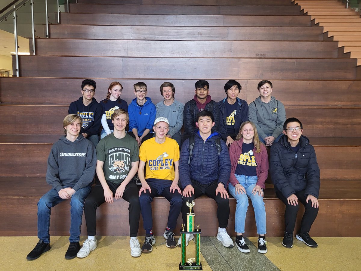In a one game final, the A team defeats Solon 290-260 to win the NAQT State Championship!!!!!!!!!!!!! @CFCSindians @COPLEYHS