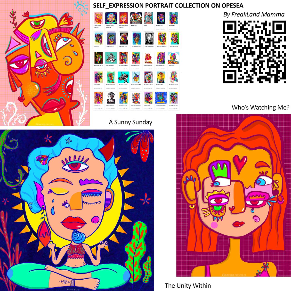 Hi My Dear Friends!

As you may know I started to add artwork to my Self-Expression collection on OpenSea! My first ever collection on Web3😍

I added 3 pieces Which all have their own story and description. I hope you enjoy them and my colors give you hope &amp; happiness...

Link⬇️