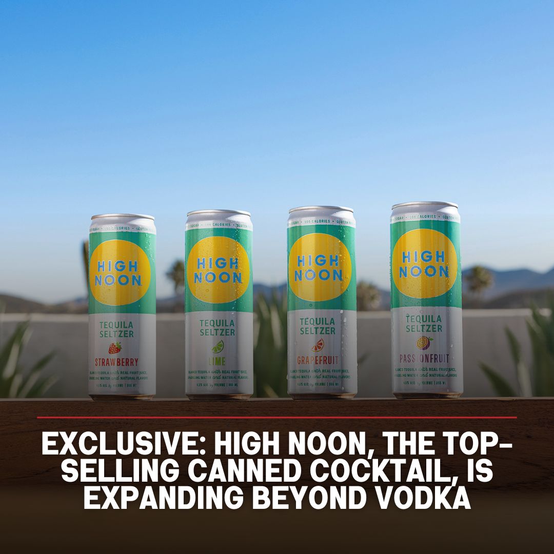 wsvn's tweet photo. As sales of canned cocktails and of tequila soar, High Noon is looking to capitalize on that combo. https://t.co/7bvAeSWrif https://t.co/hG98lIDfny