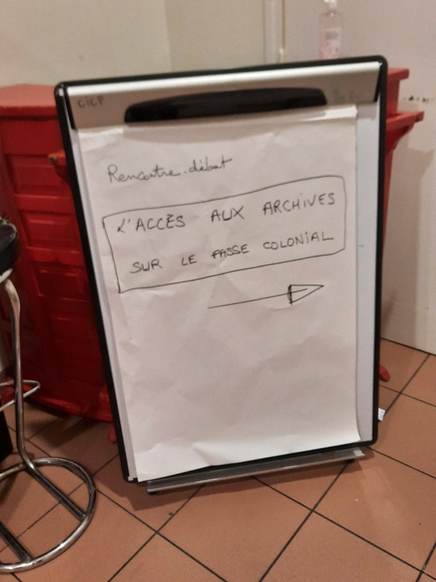 Rn2aArchivistes's tweet photo. Au CICP, après l'AG de l'association "Histoire coloniale", deux débats sur l'accès aux #archives, l'un avec les historien-nes F. Chamelot, F. Riceputi/@campvolant &amp; @ChLafaye et plusieurs affaires du #CollectifSD, puis l'autre avec G. Manceron, F. Demerliac &amp; N. Lopes pr le #Rn2a https://t.co/cK5hjTvPux