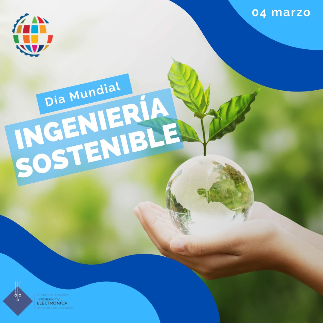 CAAELN's tweet photo. Hoy se celebra el Día de la Ingeniería Sostenible. Su finalidad es concienciar sobre el papel de la ingeniería en la vida moderna, imprescindible para mitigar los efectos del cambio climático y avanzar en el desarrollo sostenible.

#Chile #desarrollo #sostenible #ONU #UNESCO #ONG https://t.co/4JrpsnhH9s