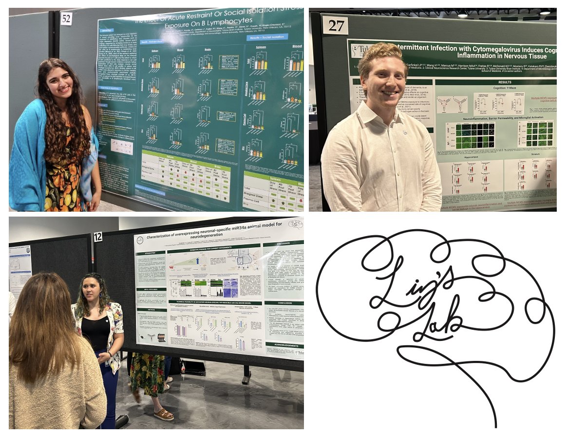 Congrats to all the <a href="/LizsBrainLab/">Liz's Lab</a> team members who presented at this years <a href="/Tulane/">Tulane University</a> Research, Innovation, &amp; Creativity Summit, especially India Pursell, and Lucas Garfinkel, Miayla Marcus!
