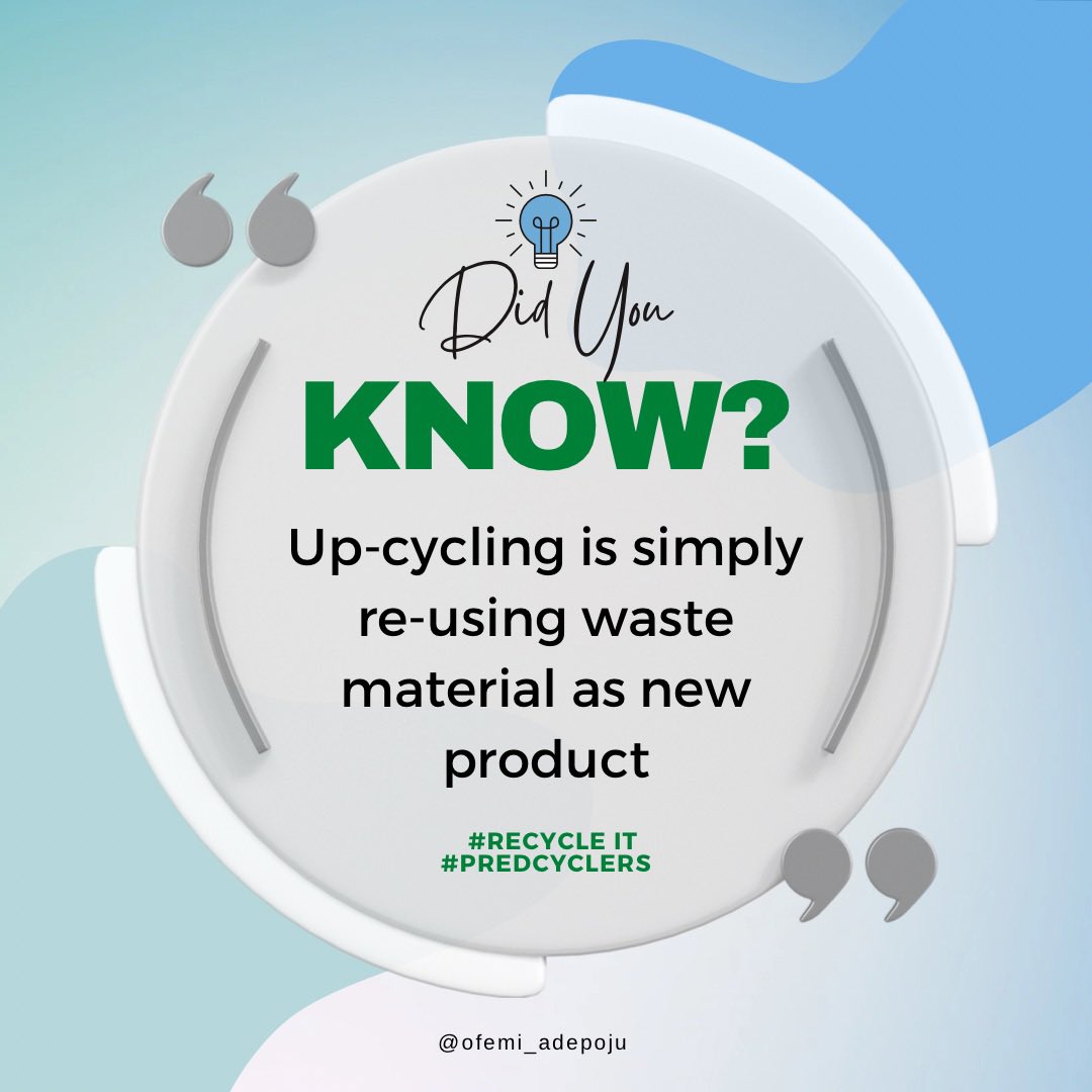 Waste Materials are not waste, they are Raw materials. Let’s embrace #recycling. #Recycleplastic #recycled #recycle #CircularEconomy #Predcyclers