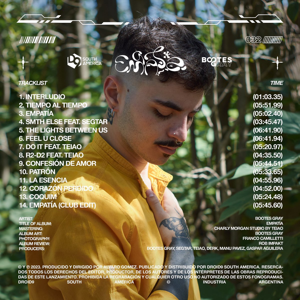 OUT NOW! | D9SA032 - Empatía
Stream / Download lnkfi.re/empatia-album