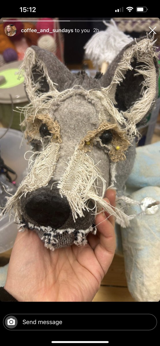 Unbelievable work from Lucy @lulus_cabinet. Creating a working Toto puppet for our Wizard of Oz show in July.  Looks amazing! It pays to work with local artists!  I can’t wait to see it when it is finished. <a href="/open_drama_uk/">Open Drama UK</a> @DramaMatters1 @weteachdrama