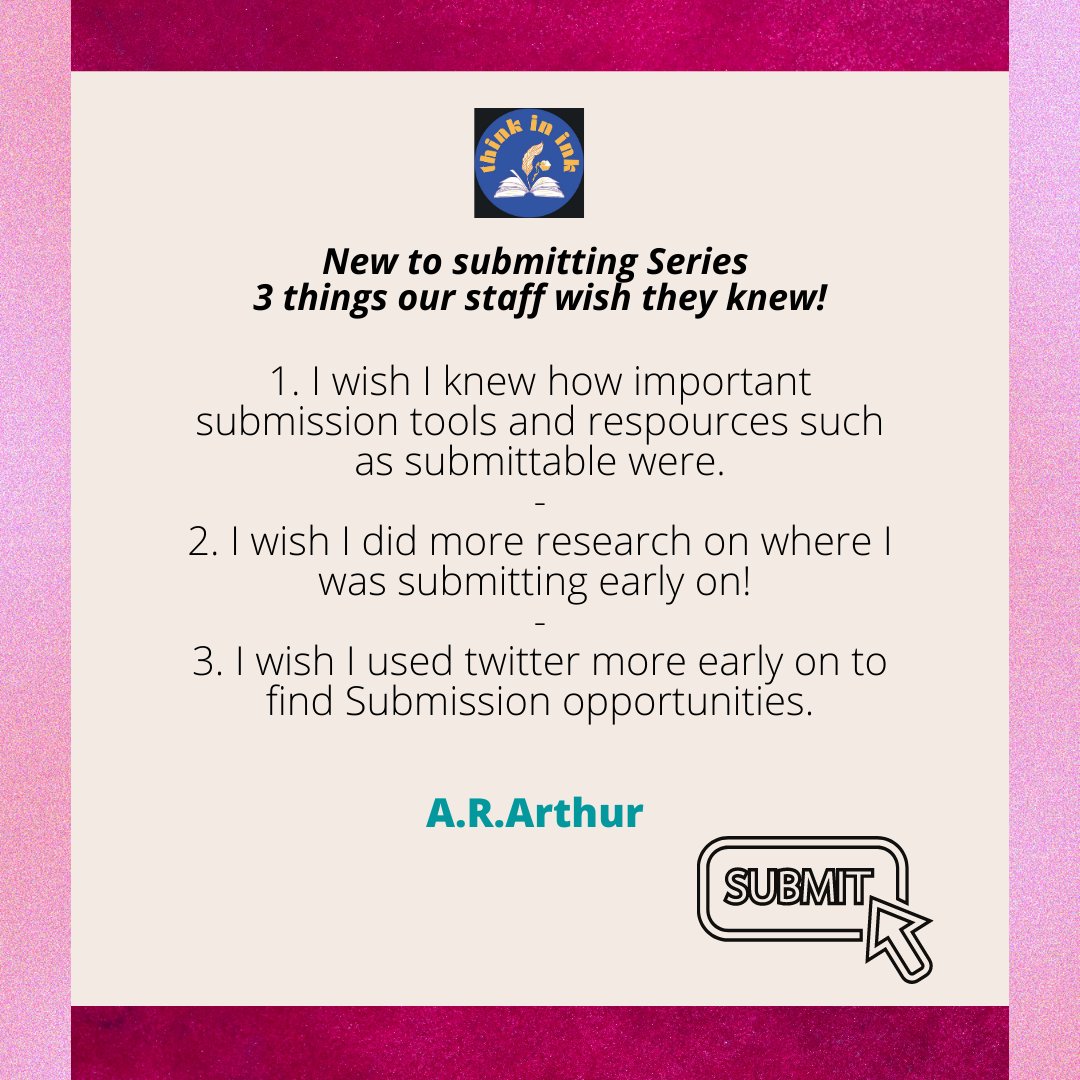 TheThinkInInk's tweet image. Looking for support with submitting? Look no further!