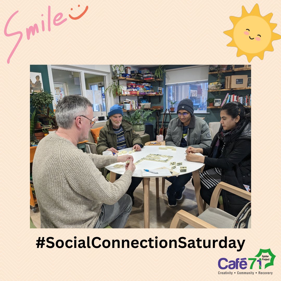 Cafe71chester's tweet photo. Members had a good time playing dominoes (and beating Joe!) this afternoon. Our Café Space is a friendly, warm space for members to come and spend some time playing games or just being with other people.
#socialconnectionsaturday #chester #mentalhealth https://t.co/QLjDyPMaH1