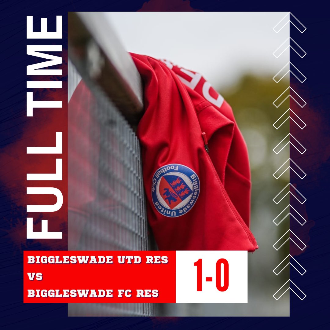 BUFC_Reserves's tweet photo. FT | 🔴🔵 BIG 1 - 0 BFC 🟢⚪️

A HUGE three points won this afternoon against our high-flying local rivals. The only goal in the affair was netted by a determined Mo Zilboud who nodded home. 

Come on United!! ❤️💙

#BUFC #OneClub

@BFC_Reserves @Biggleswadeutd @SecBiggleswadeU https://t.co/EZn7HSGUPK