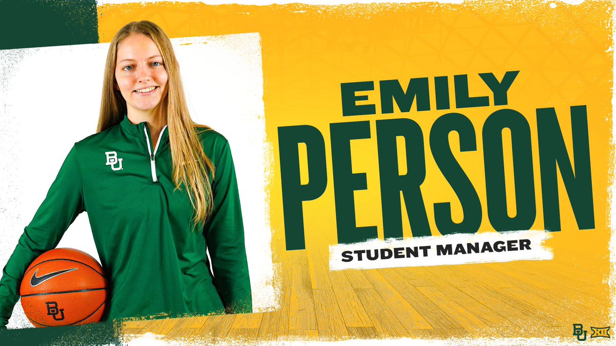 It wouldn’t be senior day without recognizing our AMAZING student managers. 

Thank you Emily for all your hard work and dedication to our program! 

#SicEm | #GreaterThan