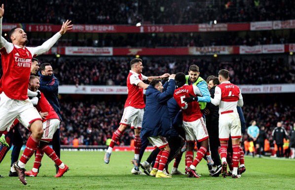 GunnaTalks369's tweet photo. Nearly Cried. What a game🔥. What a moment for Reiss Nelson and The Arsenal. This is the Cloth Champions are made of.  #AFC #COYG #ARSBOU https://t.co/qjwDM7kH16