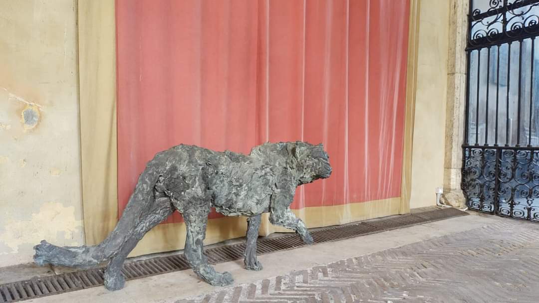 ItalytoHolySee's tweet photo. #Contemporanei a #PalazzoBorromeo. #Arte e Design nell'#Ambasciata d'#Italia presso la #SantaSede 🎨
📸 Diamo il benvenuto al #ghepardo 🐆 di #DavideRivalta
#cheetah #wildlife #sculpture #contemporaryart #culturaldiplomacy #Rome #italianart #italianartist #Italytoholysee https://t.co/bzP8n4Bidv