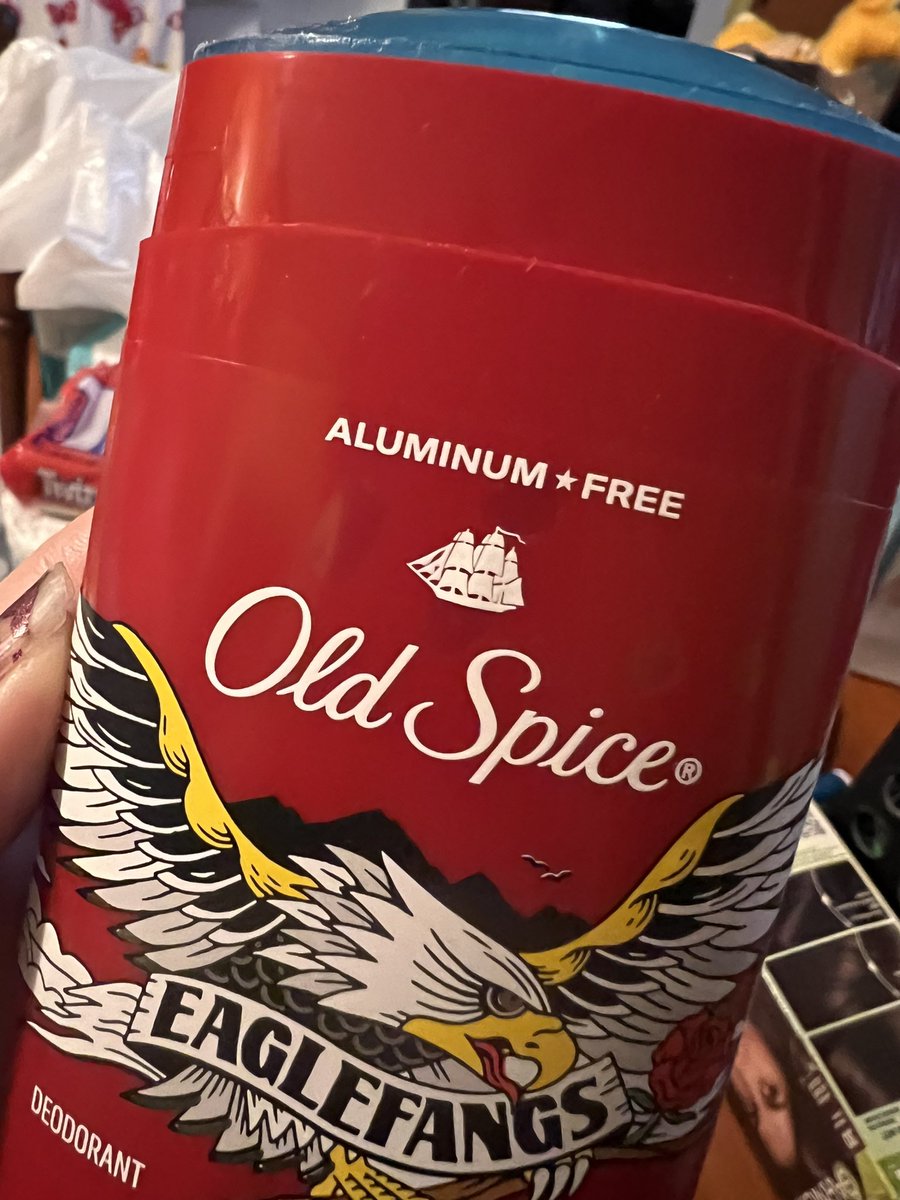 It’s real! And it’s…fine. #oldspice #eaglefang #CobraKai