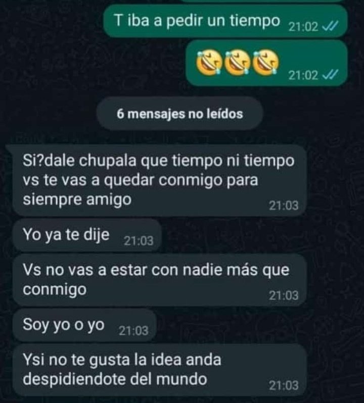 te iba a pedir un tiempo