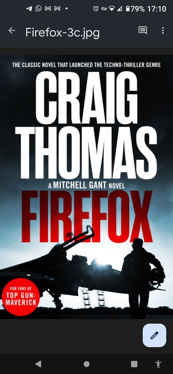 #Firefox , film of the book. 1982. Produced and starring @CLINTOFFICIAL_ @TeamTempestUK are aiming to create a real one. Mm. Let's see ... Meanwhile, you can get the newly republished version, the sequel & two more here (in UK) geni.us/MitchellGantTh…