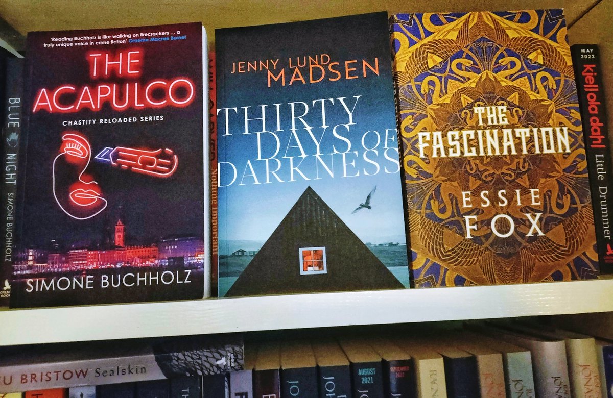 So thrilled to receive this fabulous #BookPost from the always wonderful @OrendaBooks! #TheAcapulco by @ohneKlippo (#ChastityRiley ❤️), #ThirtyDaysOfDarkness by @JennyLundMadsen and #TheFascination by @essiefox.
Thank you, Karen! 📚💕