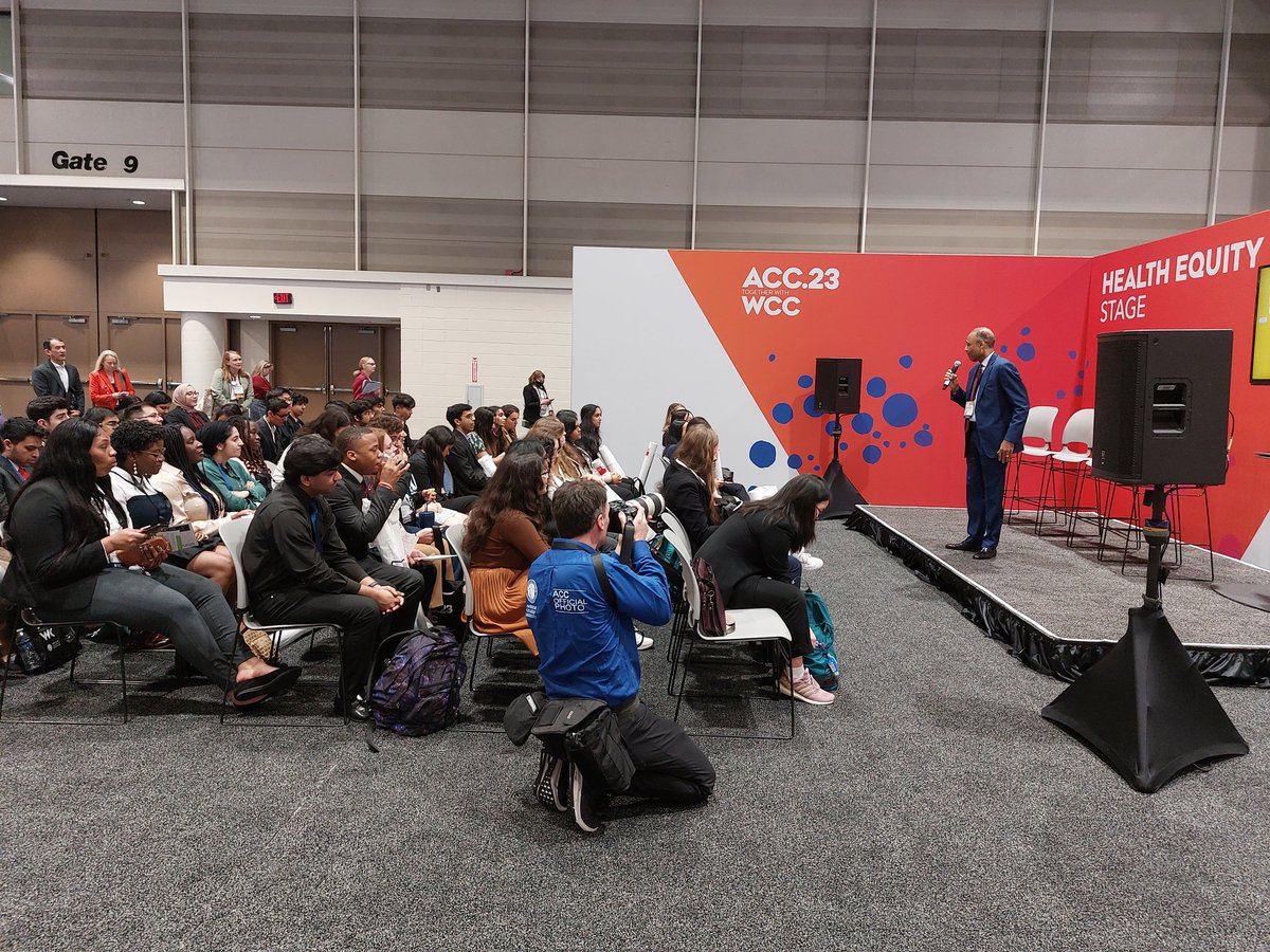Paul Douglas now welcoming the <a href="/ACCinTouch/">American College of Cardiology</a> Young Scholars at the Health Equity stage! 

Words of wisdom: you have to be ODD to succeed: that is, Organized, Disciplined, and Dedicated. #ACC23 <a href="/alex_ditommaso/">Alex DiTommaso</a> <a href="/HollandTamis/">Jacqueline Tamis-Holland</a> <a href="/kewatson/">Karol Watson</a> <a href="/malvarez_md/">Melissa Alvarez, MD</a> <a href="/negeen_sh/">Negeen Shahandeh, MD</a>