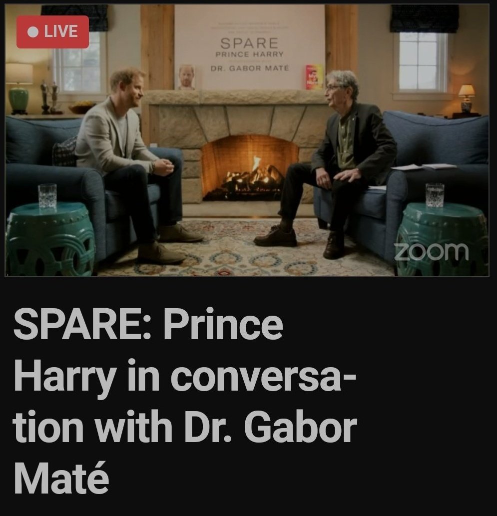 Prince Harry tells Dr Maté that his awareness to his own story may be distorted because of the environment he was raised in.

I think this explains why he has some sympathy for his family and can see them as victims when anyone from the outside see them as the abusers.
#Spare