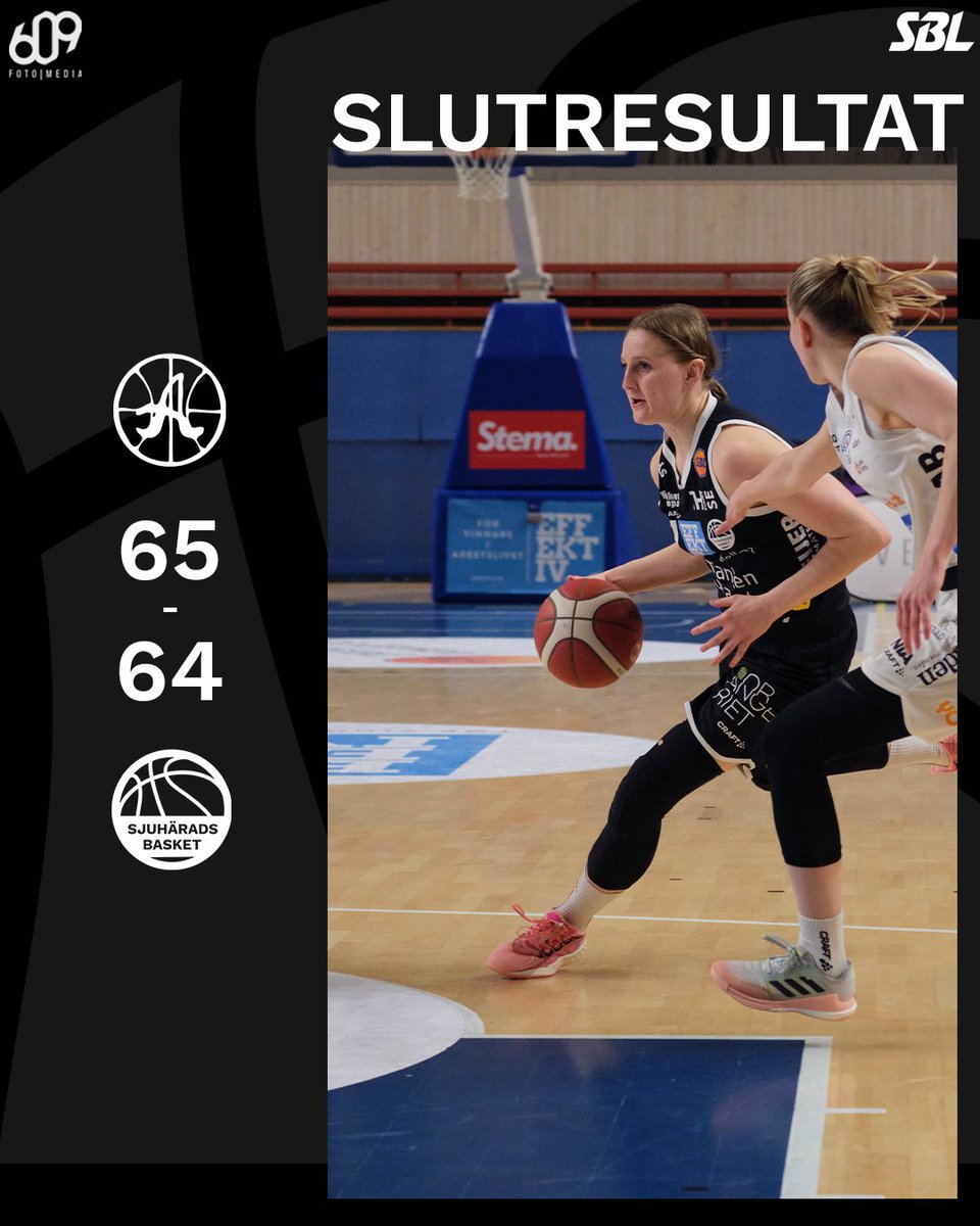 Det blir en sur förlust idag i en jämn match mot Alvik. #sjuhäradsbasket #sbldam