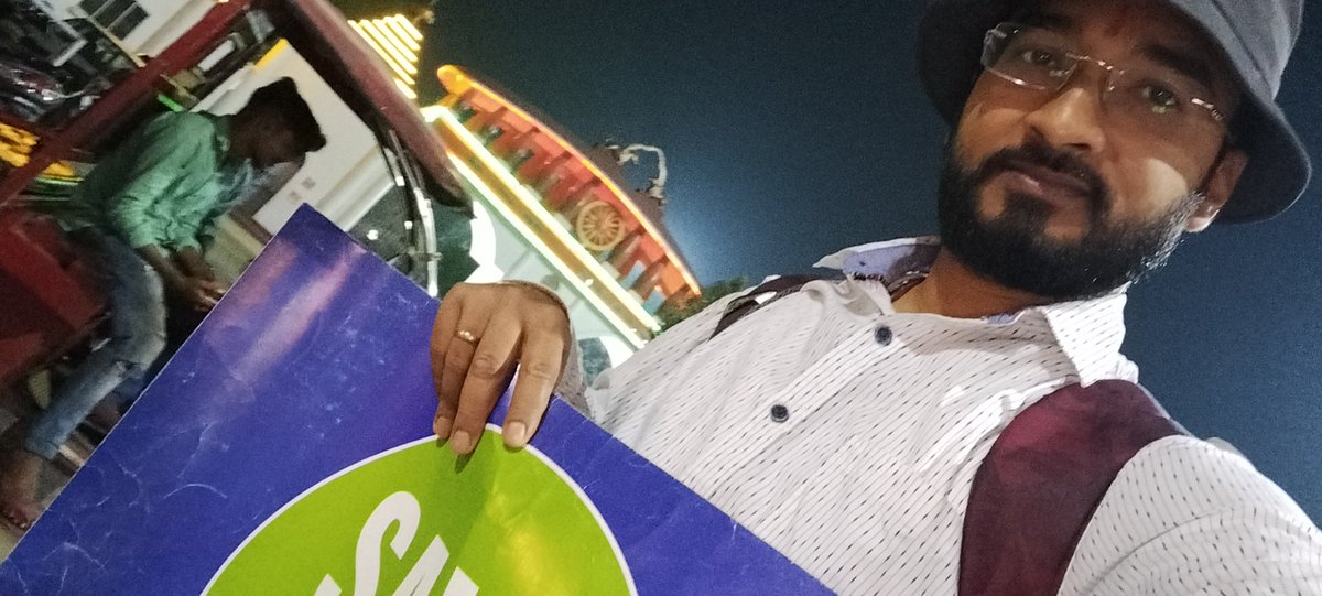 Navajyoti_B's tweet photo. Stand For Soil - Day 94: In front of Srimanta Sankaradeva Kalakshetra, Panjabari, Guwahati.
#AssamForSaveSoilPolicy
#SaveSoil
#SaveSoilAssam
@cpsavesoil
@CMOfficeAssam https://t.co/hngQpyVXlV