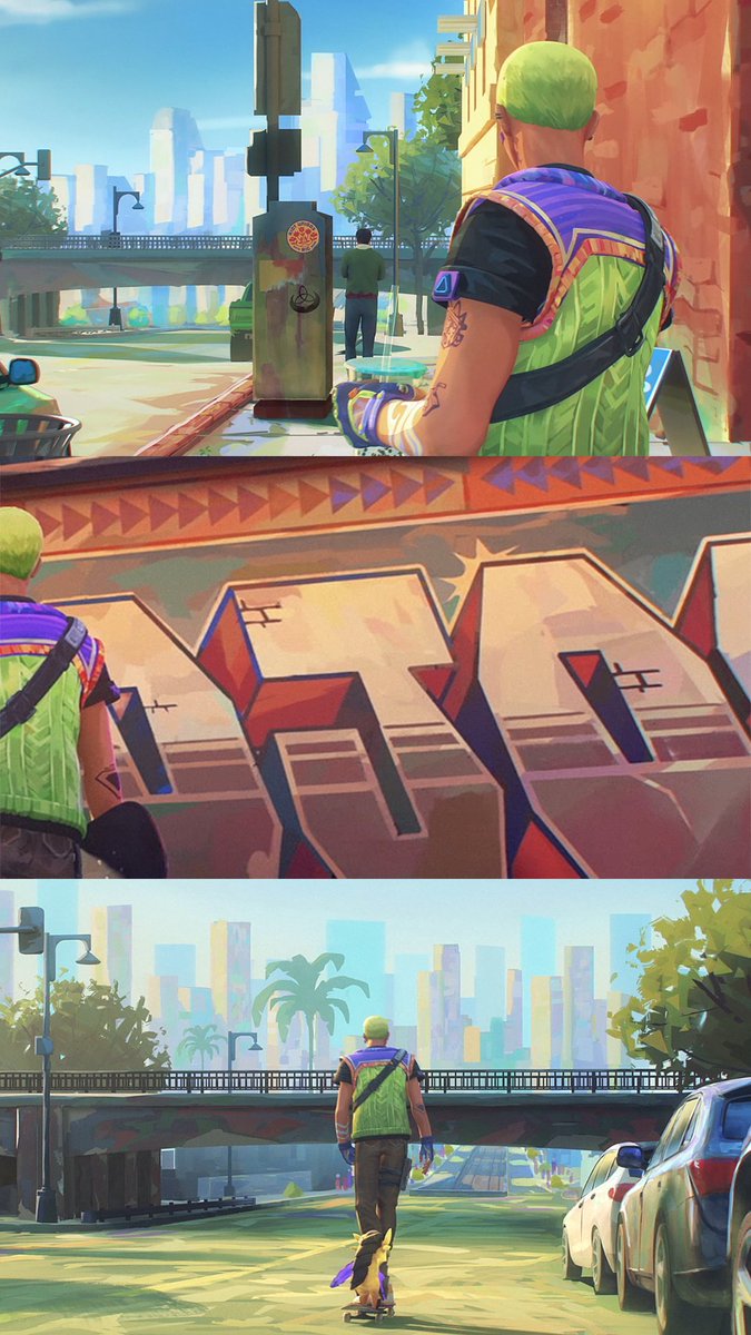 ValorantUpdated's tweet photo. Gekko 💚💜 https://t.co/Zk4jNBEn4D