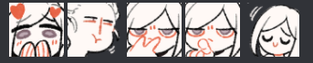 I didn't get to say goodbye, but thank you so much for the raids! @imvivs_vt @dream_hara_ @CaptainBearMode @OGSquireMaguire
Today's redeem is for Carla! And also did some discord emotes (sorry for the quality lol)